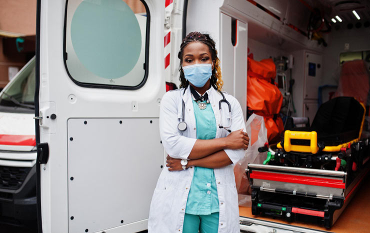 Transporte, remoção de paciente com doença infectocontagiosa