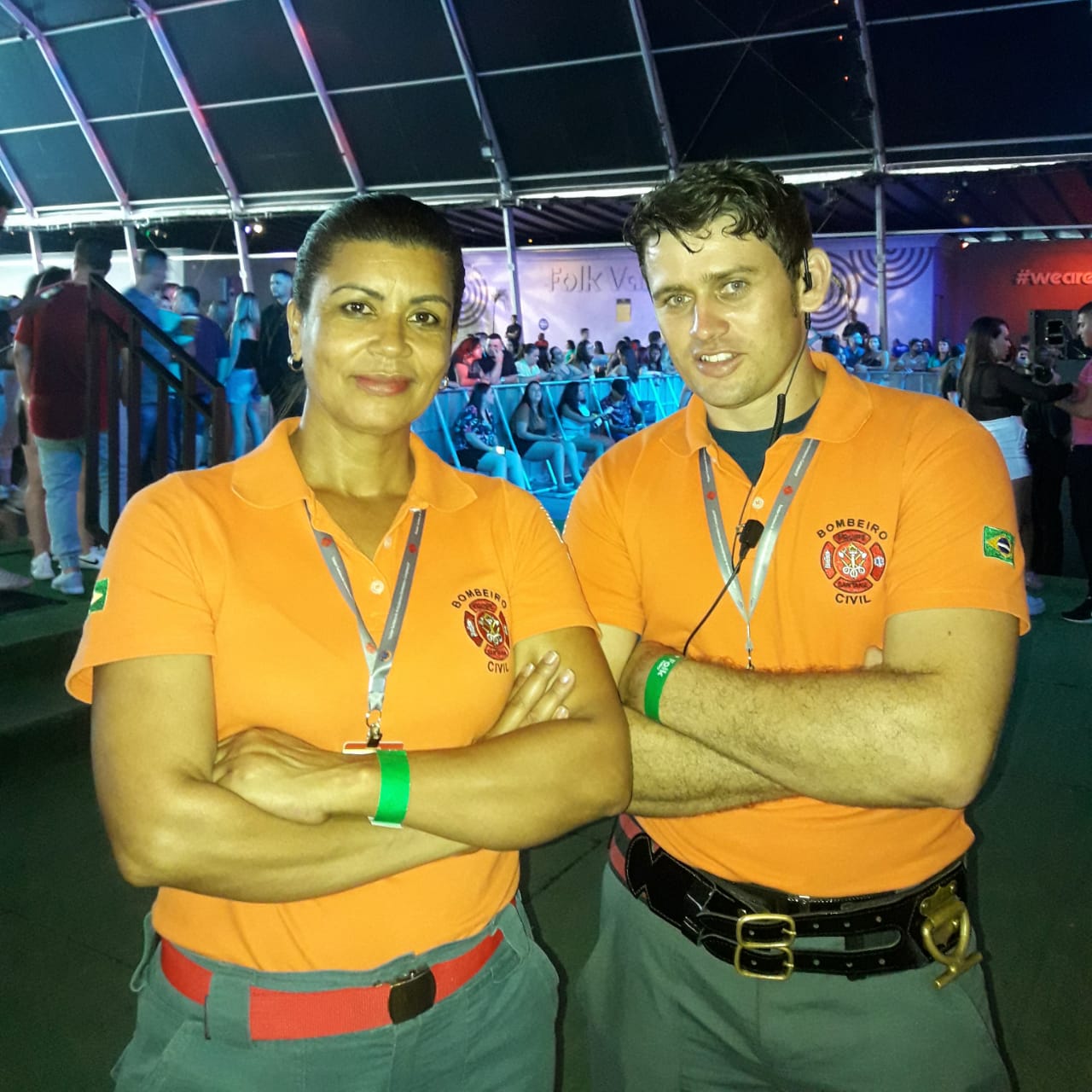 Bombeiro Civil em Evento - Equipe Santana