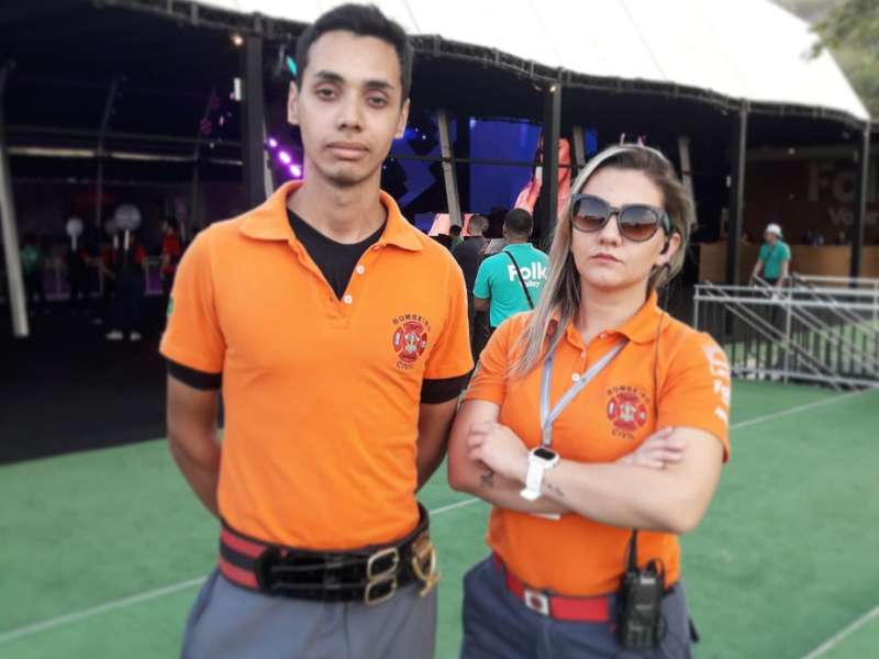 Bombeiros Civis em Evento - Equipe Santana