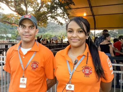 Bombeiros Civis em Evento - Equipe Santana